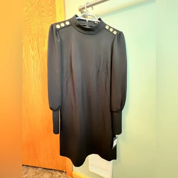 Brand new with tags! Never worn. Gorgeous black dress. Looks very rich on! - Picture 3 of 7